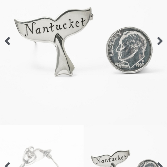 SHREVE, CRUMP & LOW Nantucket Whale Tail pin (CHAIN NOT INCLUDED) - Picture 8 of 11